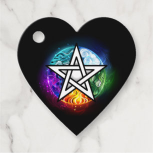 Etiquetas Para Lembrancinhas Pentagrama do Wiccan