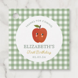 Etiquetas Para Lembrancinhas Pequena Maçã Doce Primeiro Aniversário