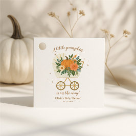 Etiquetas Para Lembrancinhas Pequeno Chá de fraldas de Abóbora