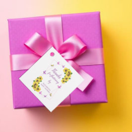 Etiquetas Para Lembrancinhas Pequeno Chá de fraldas de borboleta