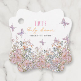 Etiquetas Para Lembrancinhas Pequeno flor silvestre está em chá de fraldas flor