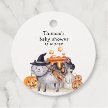 Pequeno Gato De Boo No Chá de fraldas De Criação D