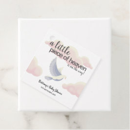 Etiquetas Para Lembrancinhas Pequeno pedaço de Chá de fraldas da Porta das Nuve