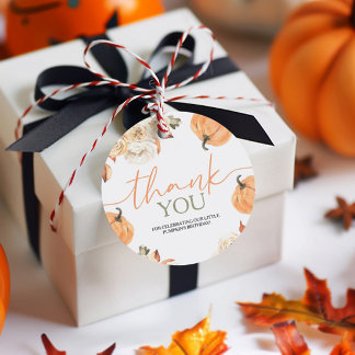 Etiquetas Para Lembrancinhas Pequeno Pumpkin Primeiro Aniversário