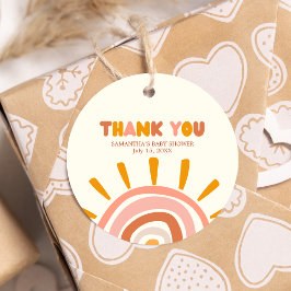 Etiquetas Para Lembrancinhas Pequeno Raio Sol do Chá de fraldas Sol de Boho Sol