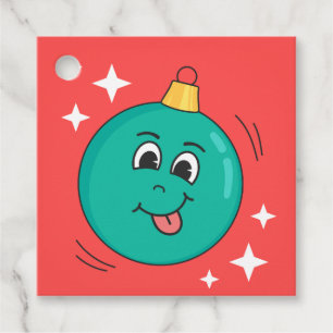 Etiquetas Para Lembrancinhas Personagem de desenho animado de retro sorridente