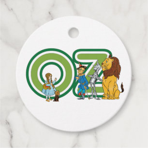 Etiquetas Para Lembrancinhas Personagens e Letras do Mágico de Oz Vintage