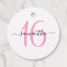 Etiquetas Para Lembrancinhas Personalizado Rosa Doce 16