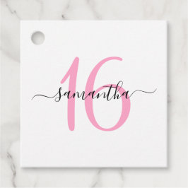 Etiquetas Para Lembrancinhas Personalizado Rosa Doce 16