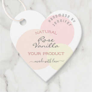 Etiquetas Para Lembrancinhas Personalizar Cores de Pastel Bonito de Texto Intei