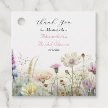 Personalize Chuva de Noiva Flores silvestres Obrig