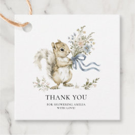 Etiquetas Para Lembrancinhas Personalize Thank You Squirrel Baby Shower