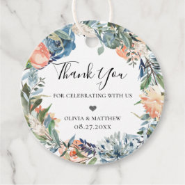 Etiquetas Para Lembrancinhas Pêssego Azul-Estaleiro Fúria Botânica