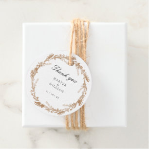 Etiquetas Para Lembrancinhas pêssego de flor silvestre/ beige casamento floral