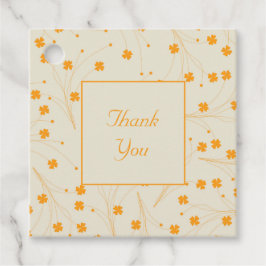 Etiquetas Para Lembrancinhas Pêssego de Vintagem Retroativa Padrão de Flor Lara