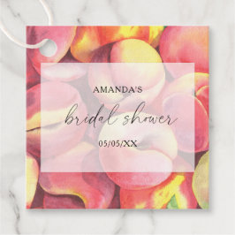 Etiquetas Para Lembrancinhas Pêssegos - Chá de panela