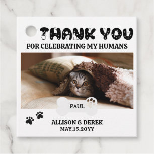 Etiquetas Para Lembrancinhas Pet Name Dog Cat Foto Personalizada Engraçado Casa