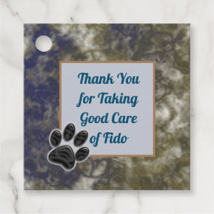 Etiquetas Para Lembrancinhas Pet Sitter Obrigado Apreciação Neutra De Gênero