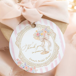 Etiquetas Para Lembrancinhas Petals and Prosecco Bridal shower