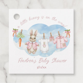Etiquetas Para Lembrancinhas Peter the Rabbit Girl Clothesline Baby Shower