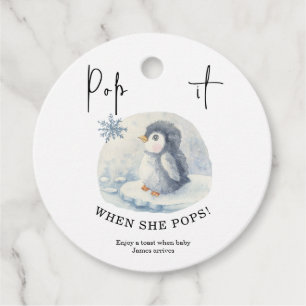 Etiquetas Para Lembrancinhas Pinguim - Pop quando ela estoura