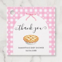 Etiquetas Para Lembrancinhas Pink Coquette Pie Baby Shower Thank You