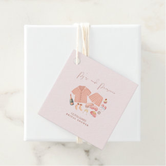 Etiquetas Para Lembrancinhas Pj and prosecco bridal shower
