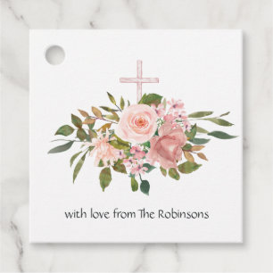 Etiquetas Para Lembrancinhas Placa Rosa, cor-de-rosa e cor-de-rosa, Primeira Co
