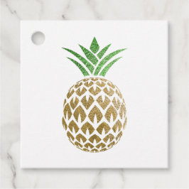Etiquetas Para Lembrancinhas Planejador de Eventos de Abacaxi com Folha de Ouro