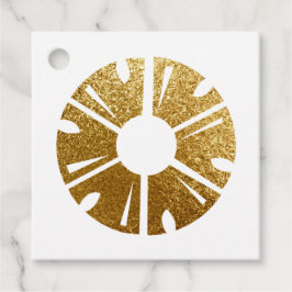 Etiquetas Para Lembrancinhas Planejador de Eventos de Abacaxi com Folha de Ouro