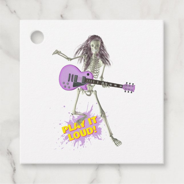 Etiquetas Para Lembrancinhas Play It Loud!  (Frente)