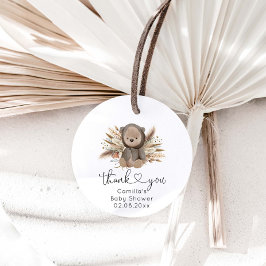 Etiquetas Para Lembrancinhas Podemos Esperar O Chá de fraldas Do Bear Boho