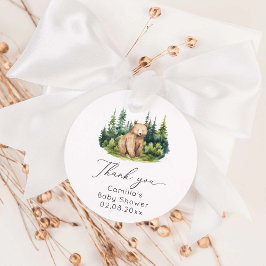 Etiquetas Para Lembrancinhas Podemos Esperar O Chá de fraldas Do Bear Boho