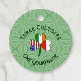 Etiquetas Para Lembrancinhas Polonês Irlandês Irlandês Shamrock Flag Personaliz