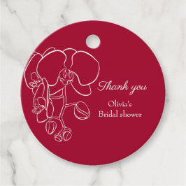 Etiquetas Para Lembrancinhas Pomar flor viva magenta linha desenhar favor etiqu