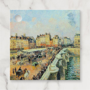 Etiquetas Para Lembrancinhas Pont Neuf, Tarde, Luz do Sol Camille Pissarro