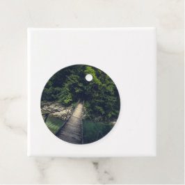 Etiquetas Para Lembrancinhas Ponte de suspensão simples sobre o rio Idrijca, Sl