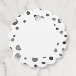 Etiquetas Para Lembrancinhas Pontos de Aquarela do Carvão Confetti Marcas de Fa