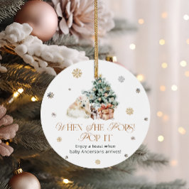 Etiquetas Para Lembrancinhas Pop do Urso Cinto Inverno quando Pop Chá de fralda