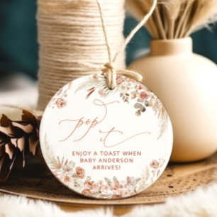Etiquetas Para Lembrancinhas Pop Quando Ela Pop Boho Pampas Grass