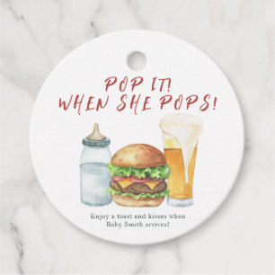 Etiquetas Para Lembrancinhas Pop quando ela pop!Borgonhas, cerveja e Chá de fra