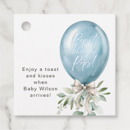 Etiquetas Para Lembrancinhas Pop Quando Ela Pop O Arco Azul Do Balão Verde