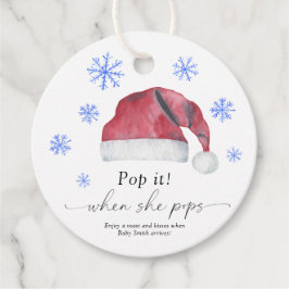 Etiquetas Para Lembrancinhas Pop quando ela pop - Papai noel bebê -