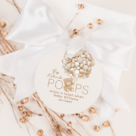 Etiquetas Para Lembrancinhas Pop quando Pop Chá de fraldas Neutro de Gênero