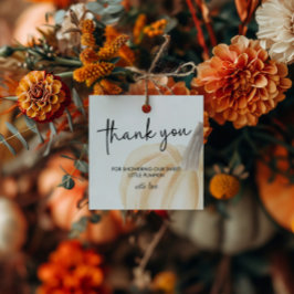 Etiquetas Para Lembrancinhas Praça da Abóbora do Chá de fraldas de outono