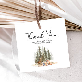 Etiquetas Para Lembrancinhas Praça do Chá de fraldas da Aventura Begin Woodland