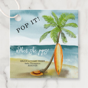 Etiquetas Para Lembrancinhas Praia - Pop! Quando ela pop!