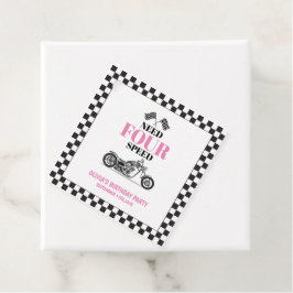 Etiquetas Para Lembrancinhas Precisa De Quatro Bicicletas Pesadas Rosa De Veloc