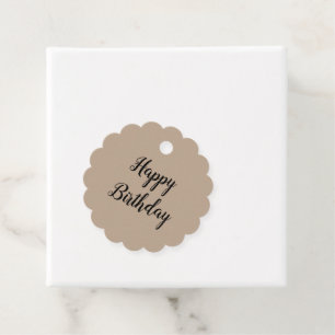 Etiquetas Para Lembrancinhas presente de aniversário feliz personalizado simple