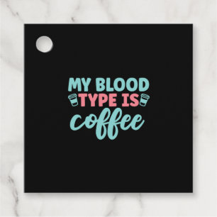 Etiquetas Para Lembrancinhas Presente de Enfermeira Meu Tipo De Sangue É Café